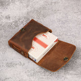 Leather Playing Card Case Leather Tarot Bag Case
