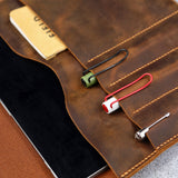Leather iPad Sleeve For iPad 11th 10th generation