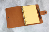 A5 6 ring binder - DMleather