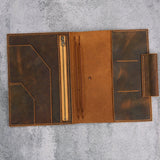 A5 refillable notebook - DMleather