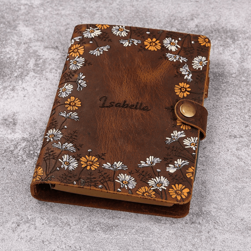 art journaling - DMleather