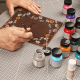 art journaling - DMleather