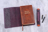 bible case cover - DMleather