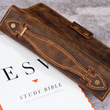 bible cover for esv study bible - DMleather