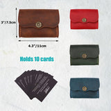 brown card holder - DMleather