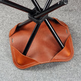 camp folding stool - DMleather