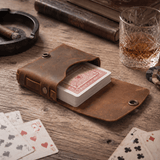 card player gift - DMleather