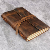 custom leather bound journal - DMleather