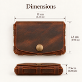 Leather Playing Card Case Leather Tarot Bag Case