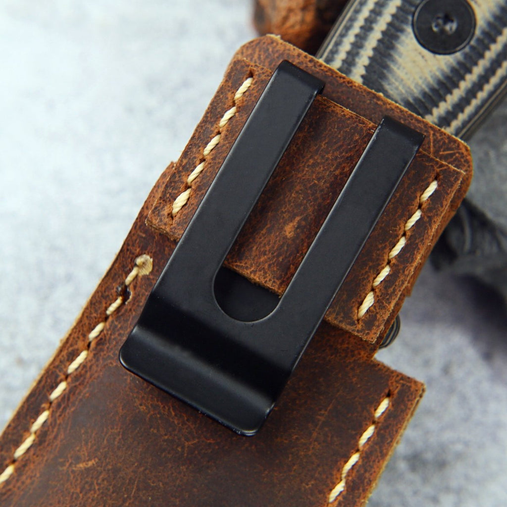 Handmade Leather ESEE 4 5 6 Sheath with Belt Clip – DMleather