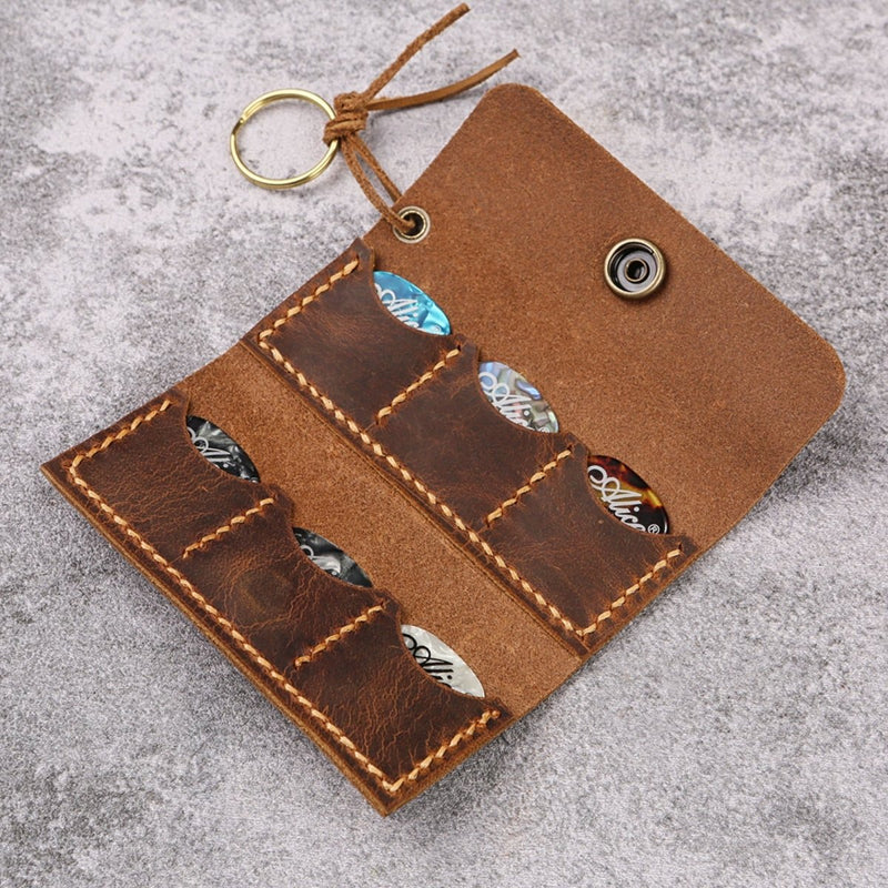 guitar pick holder - DMleather