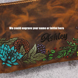 hand painted leather purses - DMleather