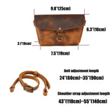 crossbody fanny pack - DMleather