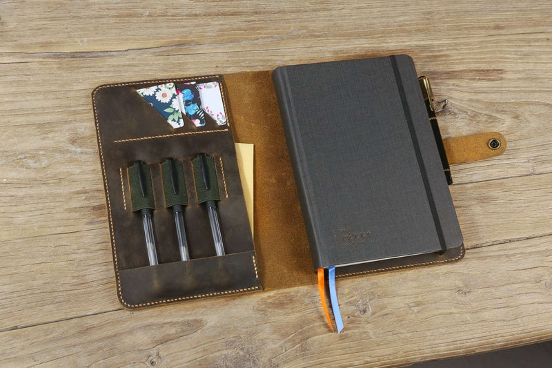 Personalized leather portfolio folio for Full Focus Planner