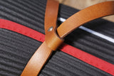 Leather Yoga mat strap blanket carrier