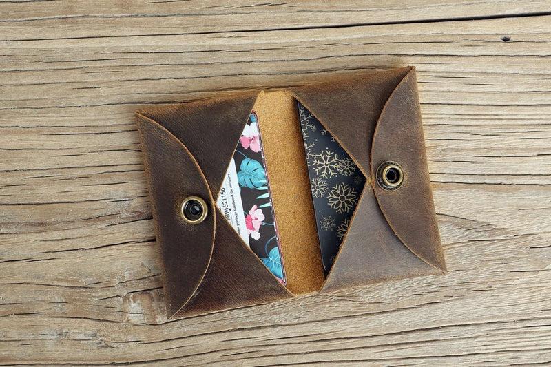 leather card pouch