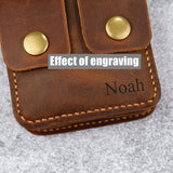 Trumpet Mouthpiece case - DMleather