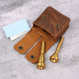 Trumpet Mouthpiece case - DMleather