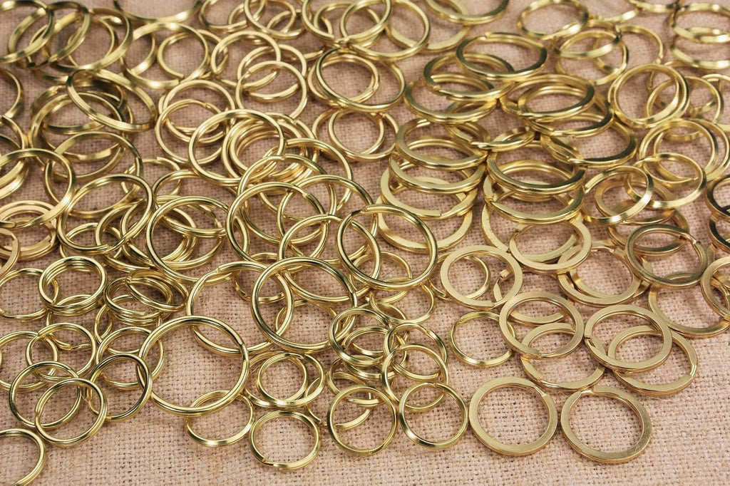 Key Rings, Brass & Metal Split Rings & Holders