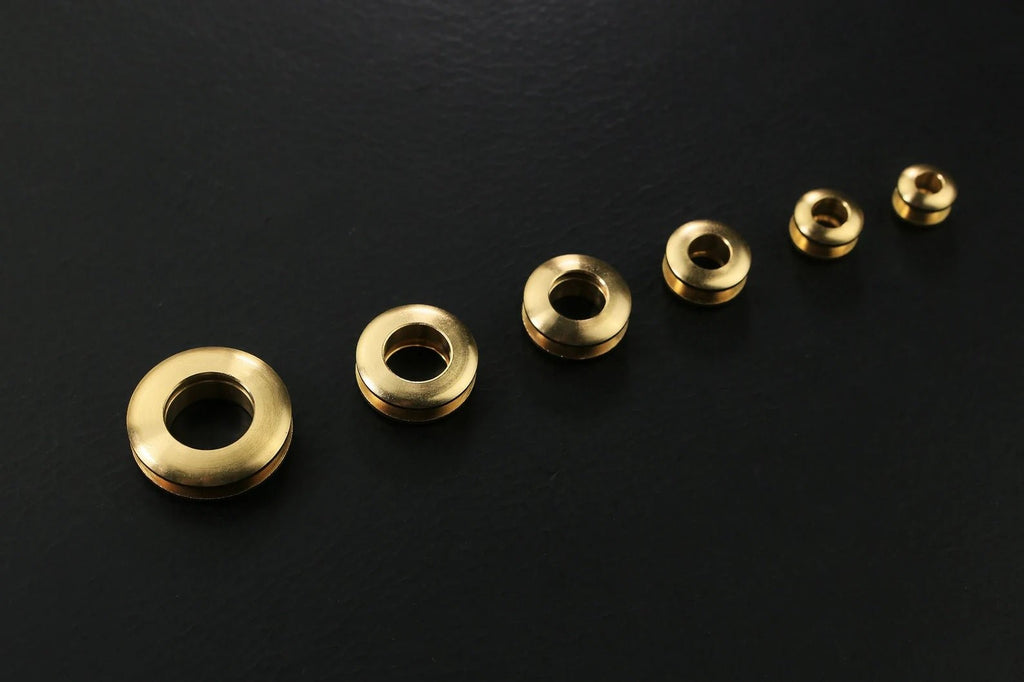 Brass Eyelets Screw on Eyelet With Washer Grommets Leather Craft
