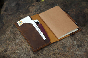 Personalized A5 Leather Traveler's Notebook