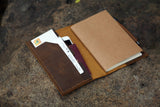 A5 Leather Journal Cover Organizer