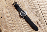 men wide leather watch band 20mm 22mm watch band replacement