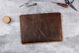 Handmade leather new macbook pro sleeve case for 13 14 15 16 inch macbook