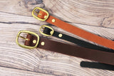 Brown Black Leather belts for women , women's belts for jeans , designer belts for women
