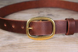 Brown Black Leather belts for women , women's belts for jeans , designer belts for women
