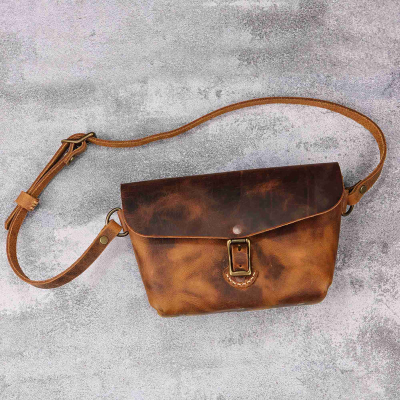 crossbody fanny pack - DMleather