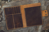 Full grain leather rhodia pad holder portfolio for RHODIA notepad No 16