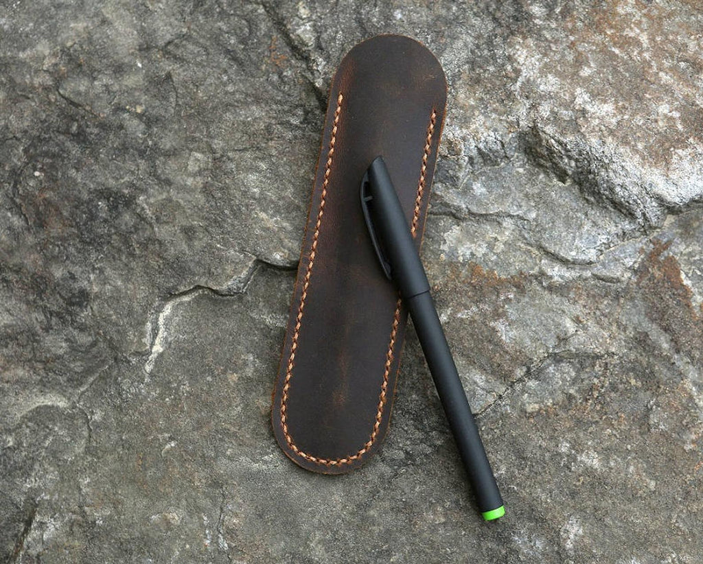 leather single pen holder