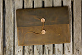 Handmade leather macbook sleeve case for 2022 macbook pro 13 15