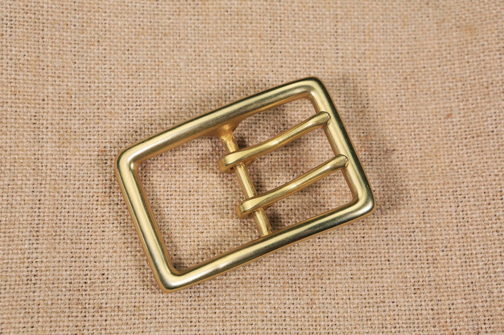Pre-Owned Vintage Solid Brass Police Duty Belt Buckle Gold Tone 3 x 2