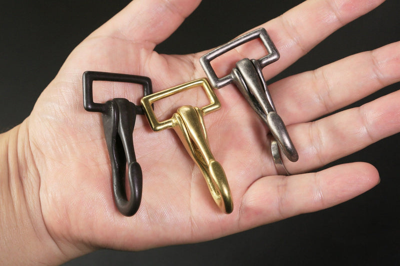 gold solid brass lobster claw clasp