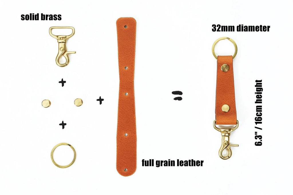 Custom Printed Magnum Heavy Duty Key Chain with Wrist Strap