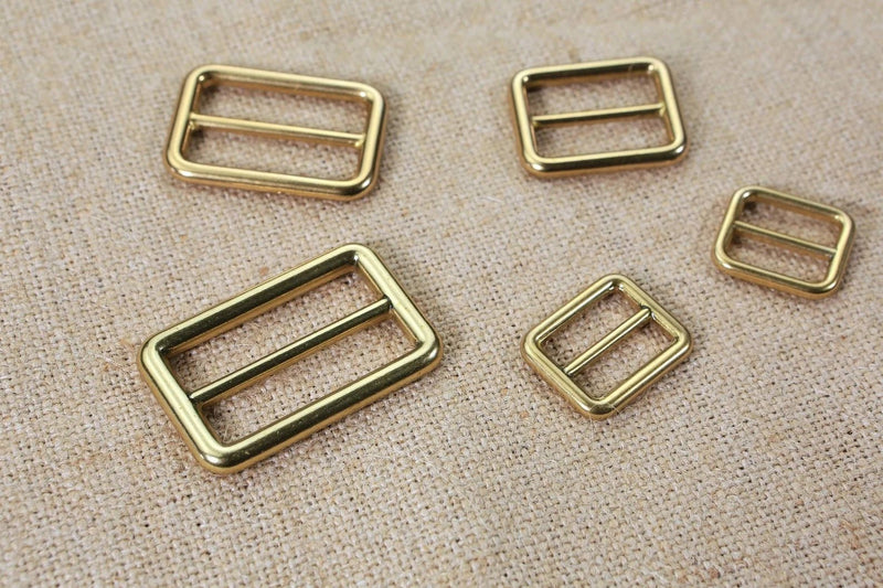 Heavy Duty solid brass slide belt buckle , adjustable strap buckle slider , quick release belt buckle