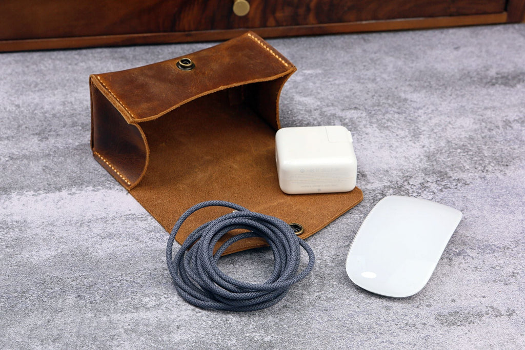 laptop charger case - DMleather