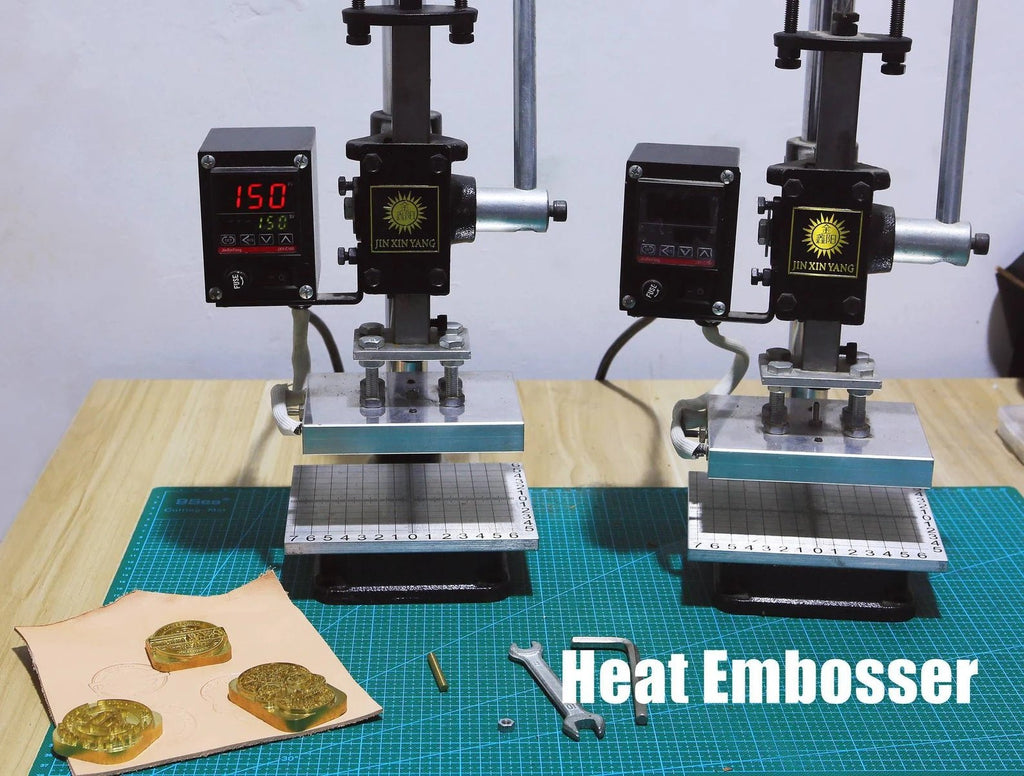 How To Emboss Leather With Solid Brass Stamp – DMleather