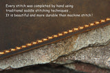 Leather 2 inch 3 ring presentation binder