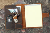 A4 leather document holder