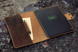 Leather cover folio for Rocketbook Everlast Notebook Letter Size 8.5 x 11 inch