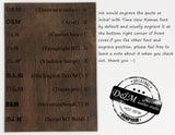 Leather cover portfolio for rocketbook everlast notebook letter size