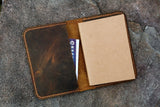 leather case for mini composition notebook