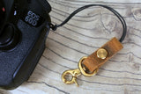 Leather DSLR camera strap, 3 point slinger for camera