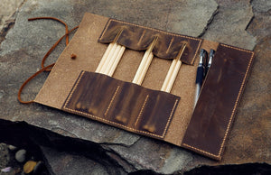 leather pencil roll