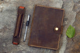 leather rhodia notepad holder cover for RHODIA pad notebook No 16 A5