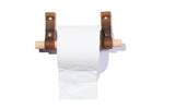 leather toilet toliet paper holder , rustic bathroom decor