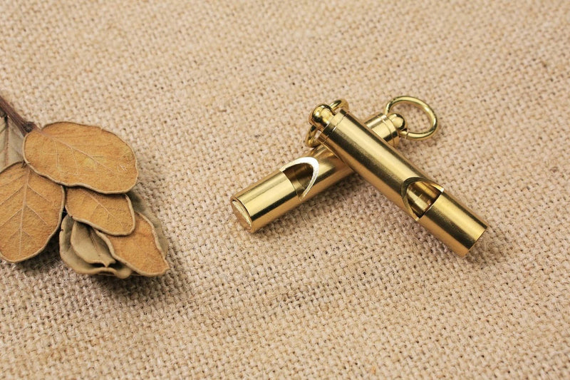 Loud brass whistles , loudest emergency survival whistle , Whistle keychain Pendant